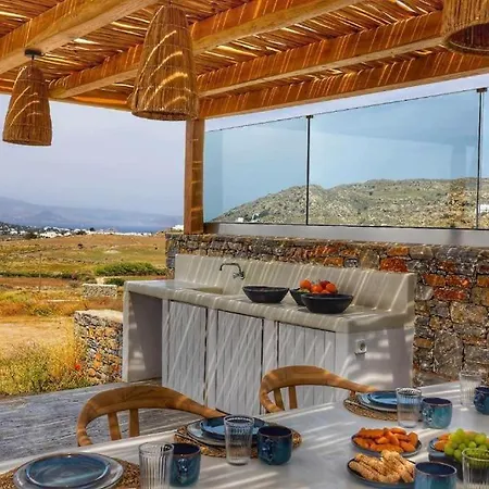 The Nine Graces -villa Astarte, Sea Views, Private Pool And Jacuzzi Villa Naxos City