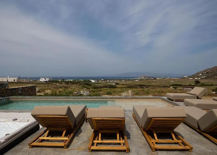 Villa The Nine Graces -villa Astarte, Sea Views, Private Pool And Jacuzzi Naxos City